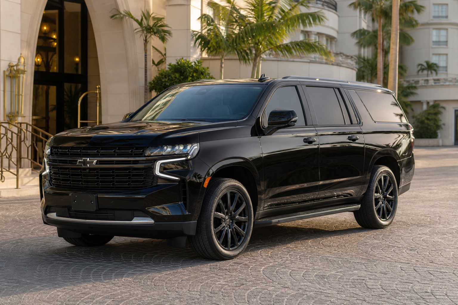 Black Chevrolet Suburban SUV — Beverly Hills Car Service